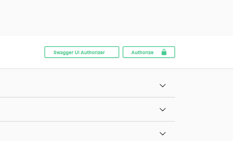 Swagger UI Authorizer button in Swagger UI toolbar